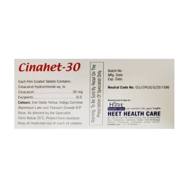 Cinahet 30mg 1